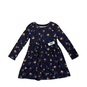 Old Navy Blue Floral Dress 5T NWT